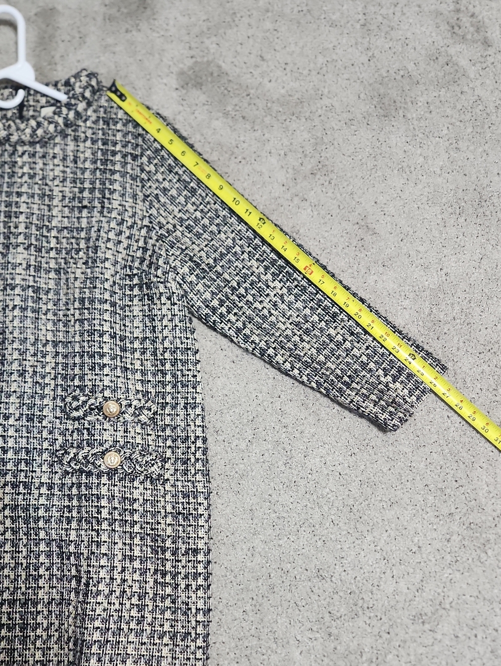 Tuckernuck Smoke and Mirrors Tweed Jackie Dress Long Sleeve Size XXXL - Picture 12 of 13
